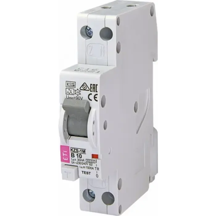 ETI ETI Aardlekautomaat B10 1P+N 30mA 1 module - 432000202