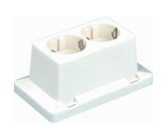 ABB ABB Dubbele wandcontactdoos 3611W2 voor lasdoos 3611