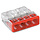 Lasklem 4 polig transparant rood 2273-204 (10 stuks)