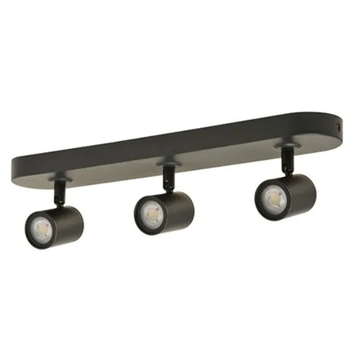 BigBright BigBright Opbouwspot 3-voudig recht 15W 1035lumen DimToWarm