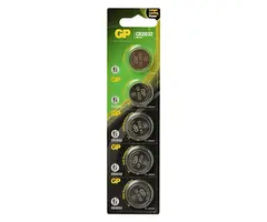 GP Batteries GP LITHIUM CR2032 3V 5 STUKS