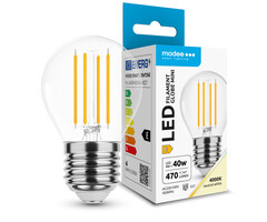 Modee Modee LED Filament Lamp G45 E27 4W 4000K 470 lumen