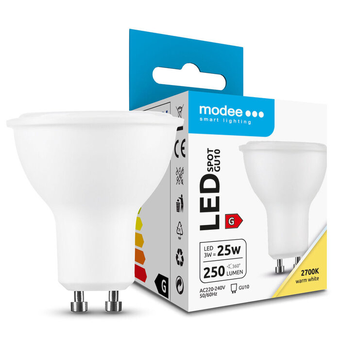 Modee Modee LED Spot GU10 3W 2700K 827 250 Lumen