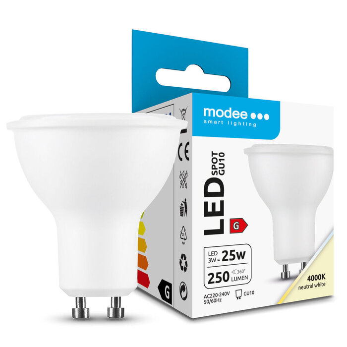 Modee Modee LED Spot GU10 3W 4000K 827 250 Lumen