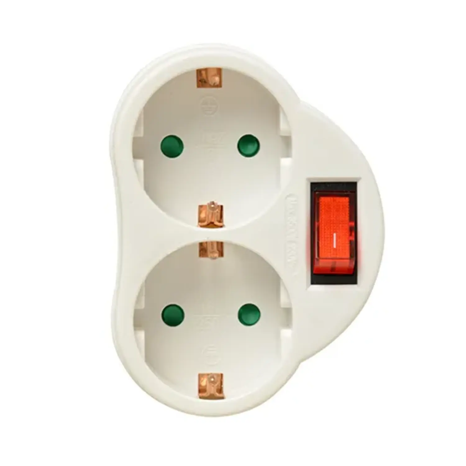 TrisLine dubbel stopcontact voor in spiegelkast NC-L02