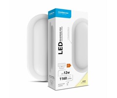 Modee Modee LED Bulkhead Ovaal wit 12W 1160lm 4000K Koel Wit IP65