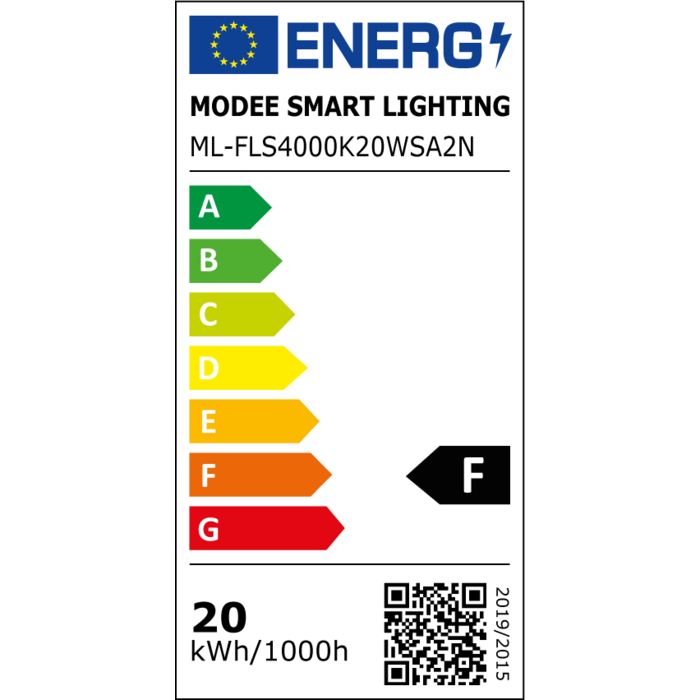 Modee Modee LED Schijnwerper met Bewegingssensor 20W  Waterdicht IP65 4000K 1800 Lumen