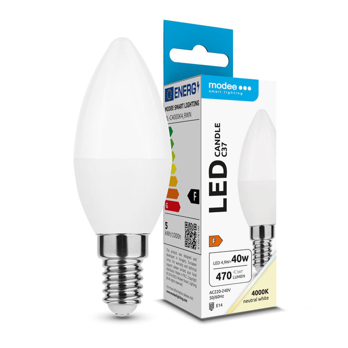 Modee Modee LED Lamp kaars E14 4,9W 4000K 470 lumen