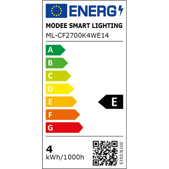 Modee Modee LED Lamp Filament kaars E14 4W 2700K 470 lumen