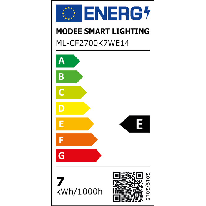 Modee Modee LED Lamp Filament kaars E14 7W 2700K 806 lumen