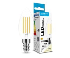 Modee Modee LED Lamp Filament kaars E14 7W dimbaar 4000K 806 lumen