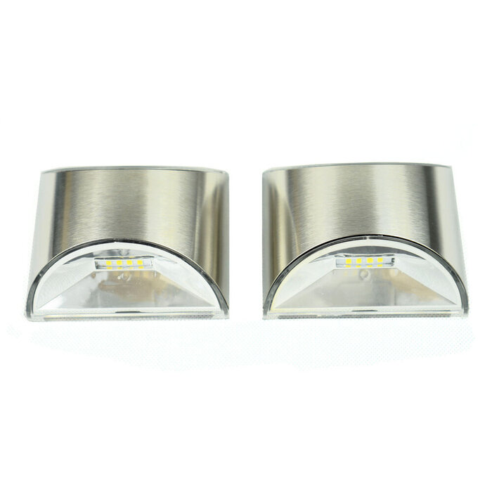 Modee Modee LED Solar wand lamp  - WS102 - IP44 - 6000K daglicht - 2 stuks