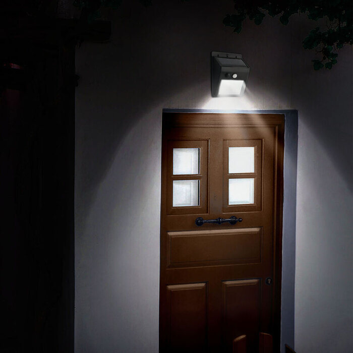 Modee Modee LED Solar wand lamp  - WS105 - IP44 - 6000K - Met bewegingssensor