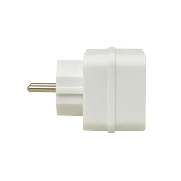 VB Extend Euro stopcontact splitter 4 voudig wit verticaal