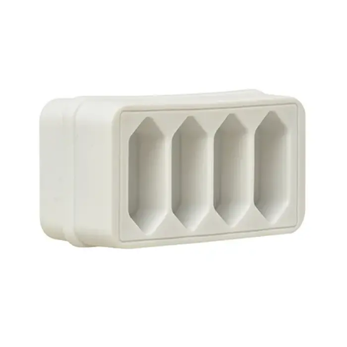 VB Extend Euro stopcontact splitter 4 voudig wit verticaal