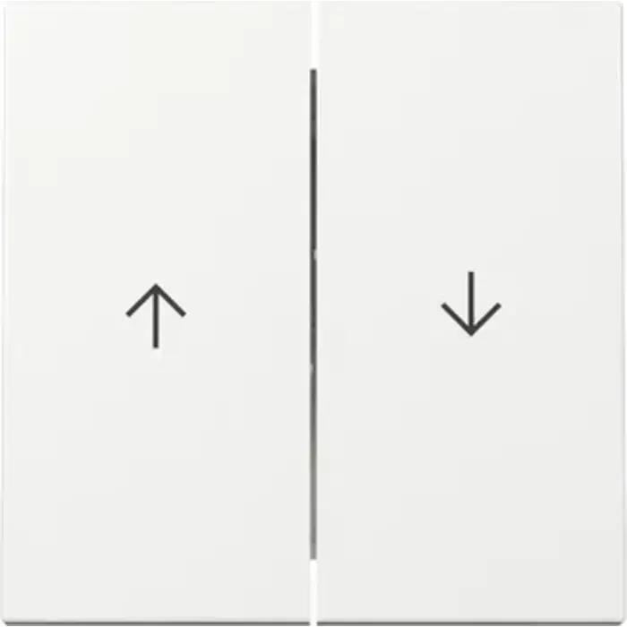 Gira Gira Bedieningswip rolluikschakelaar druk Zuiver wit (hagelwit) 329403 ( nieuw model )