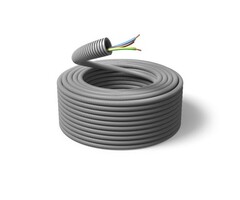 Flexpijp 16mm + VD 3 x 2,5mm² VOB - 100 meter