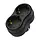 VB Extend Stopcontact splitter 2 voudig zwart horizontaal met randaarde - 41263