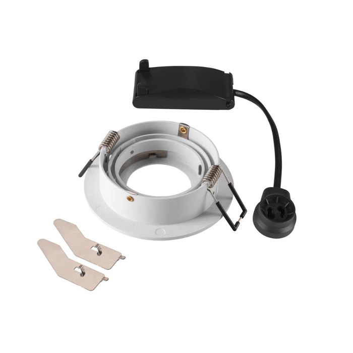 SLV SLV inbouwspot rond kantelbaar wit Ø93mm (1007374)