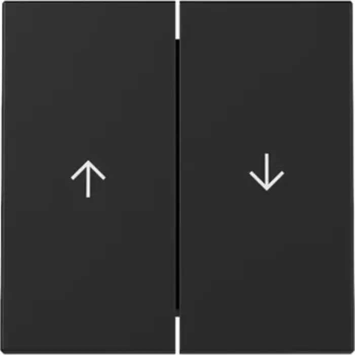 Gira Gira Bedieningswip Wip 2-V pijl system  mat zwart 3294005 ( nieuw model )