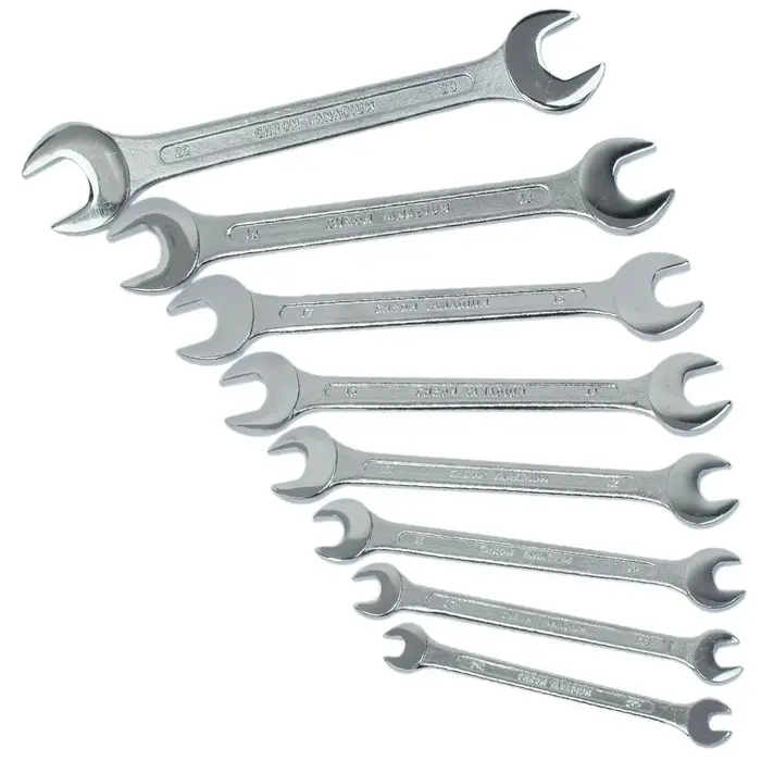 Steeksleutelset 8-delig - 6 - 22mm in kunststof etui