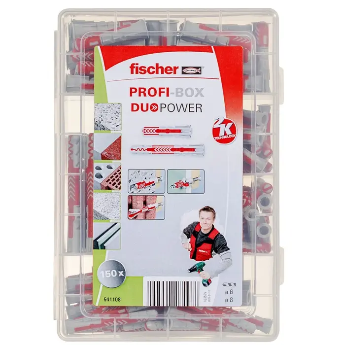 Fischer Duopower plug assortiment Profibox 150-delig |  541108