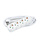 Stekkerdoos 4 voudig  wit 5 meter RA 3500W