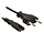 Euro netsnoer C7 stroomkabel 1,5m zwart - 226610
