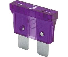 Elektrawebshop Steekzekering 32Volt  3Ampere Paars - 233003