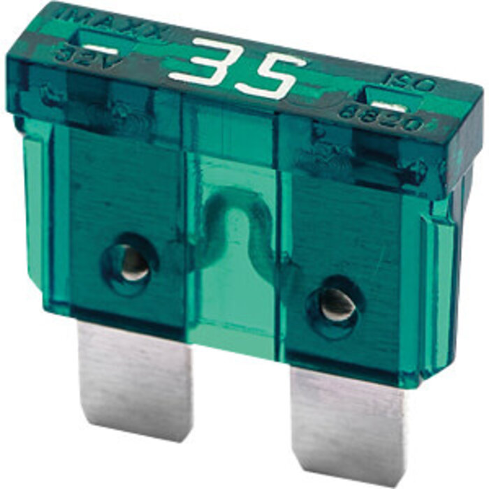 Elektrawebshop Steekzekering 32Volt  35Ampere Licht groen - 233011