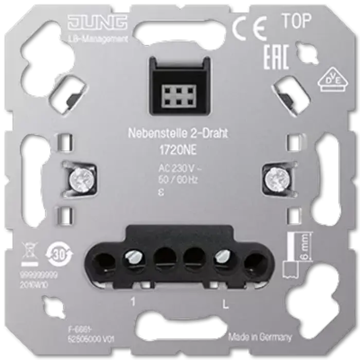 Jung Jung Neventoestel 2-draads - 1720NE