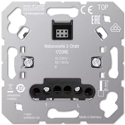 Jung Jung Neventoestel 2-draads - 1720NE