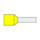 Adereindhuls geisoleerd 6mm² (geel) 100 stuks - 221014