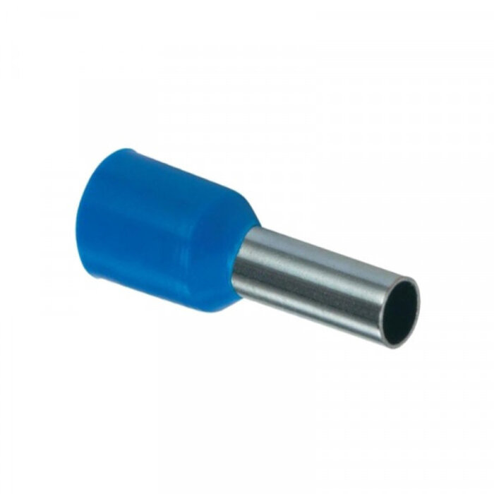 Elektrawebshop Adereindhuls geisoleerd 2,5mm² (blauw) 100 stuks - 221012