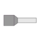 Adereindhuls geisoleerd 4mm² (grijs) 100 stuks - 221013