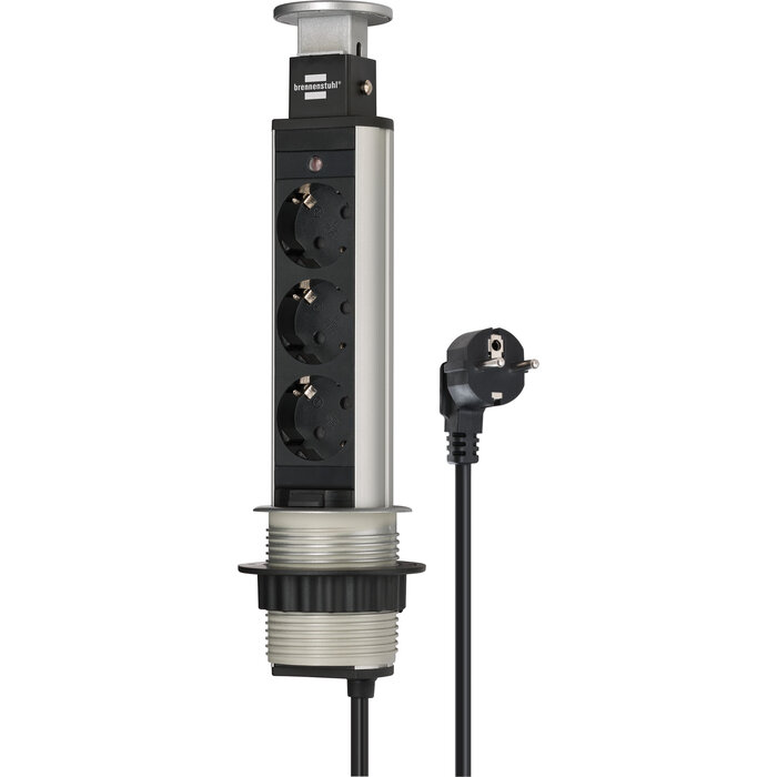 Brennenstuhl Bureau TCD 3V draaibaar + RA + 2 meter 3x1.5mm²