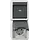 Gira combi uit-wissel/stopcontact spatwaterdicht opbouw grijs IP44 - 417630