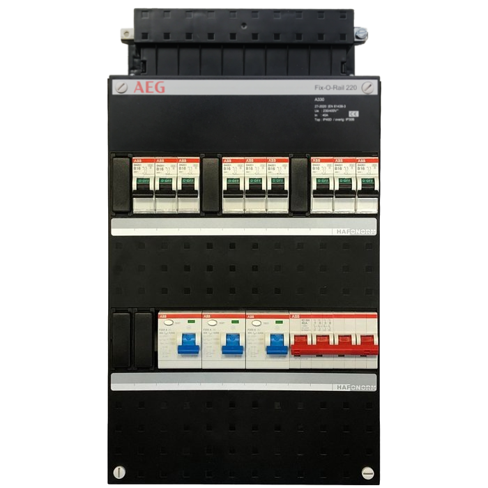 ABB ABB groepenkast 9 groepen 3-fase