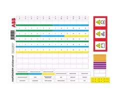 ABB ABB Stickervel - 1SPF000912F0154