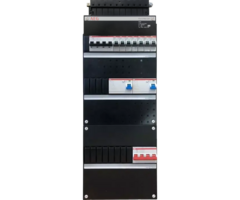ABB ABB groepenkast 7 groepen 3-fase 220x550 + kracht krachtautomaat B16 3P+N
