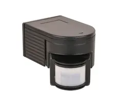 Bewegingsmelder outdoor opbouw 180° schakelt 300W zwart - 60625