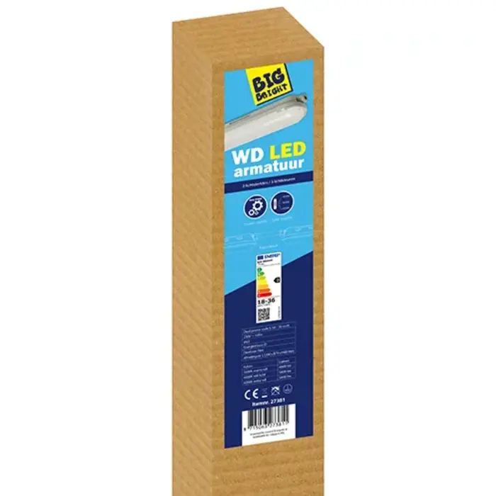 BigBright BigBright PROF WD LED armatuur 18-36W 5400lm 3000/4000/6000K IP65 - 27381