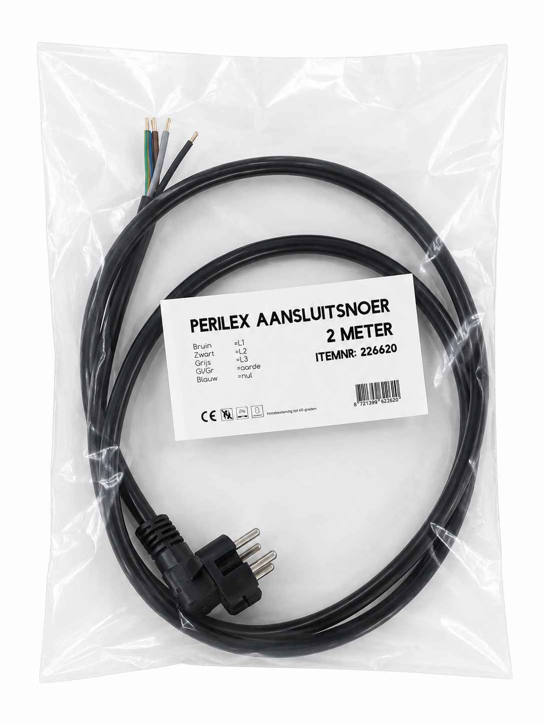 Berenzo Perilex aansluitsnoer 2 meter - 226620