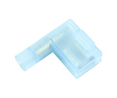 Berenzo Kabelschoen vlakstekerhuls  haaks 1.5-2.5mm² blauw 100 stuks- 440011