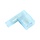 Kabelschoen vlakstekerhuls  haaks 1.5-2.5mm² blauw 100 stuks- 440011