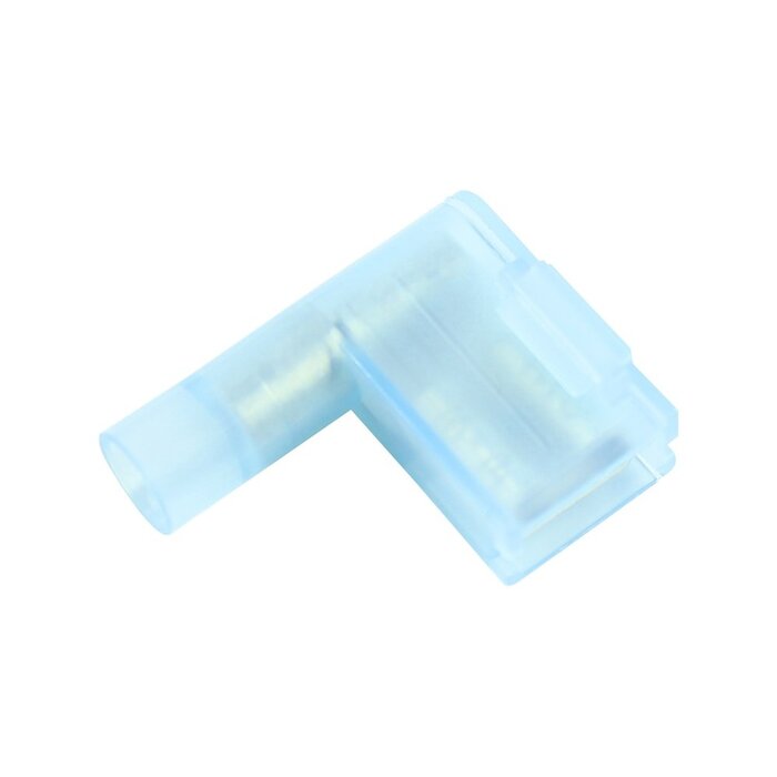 Berenzo Kabelschoen vlakstekerhuls  haaks 1.5-2.5mm² blauw 100 stuks- 440011