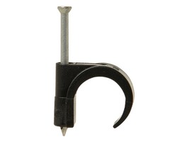 Elektrawebshop Spijkerclip creme 16/19mm 100 stuks - 233203