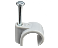 Elektrawebshop Spijkerclip grijs 16/19mm 100 stuks - 233201