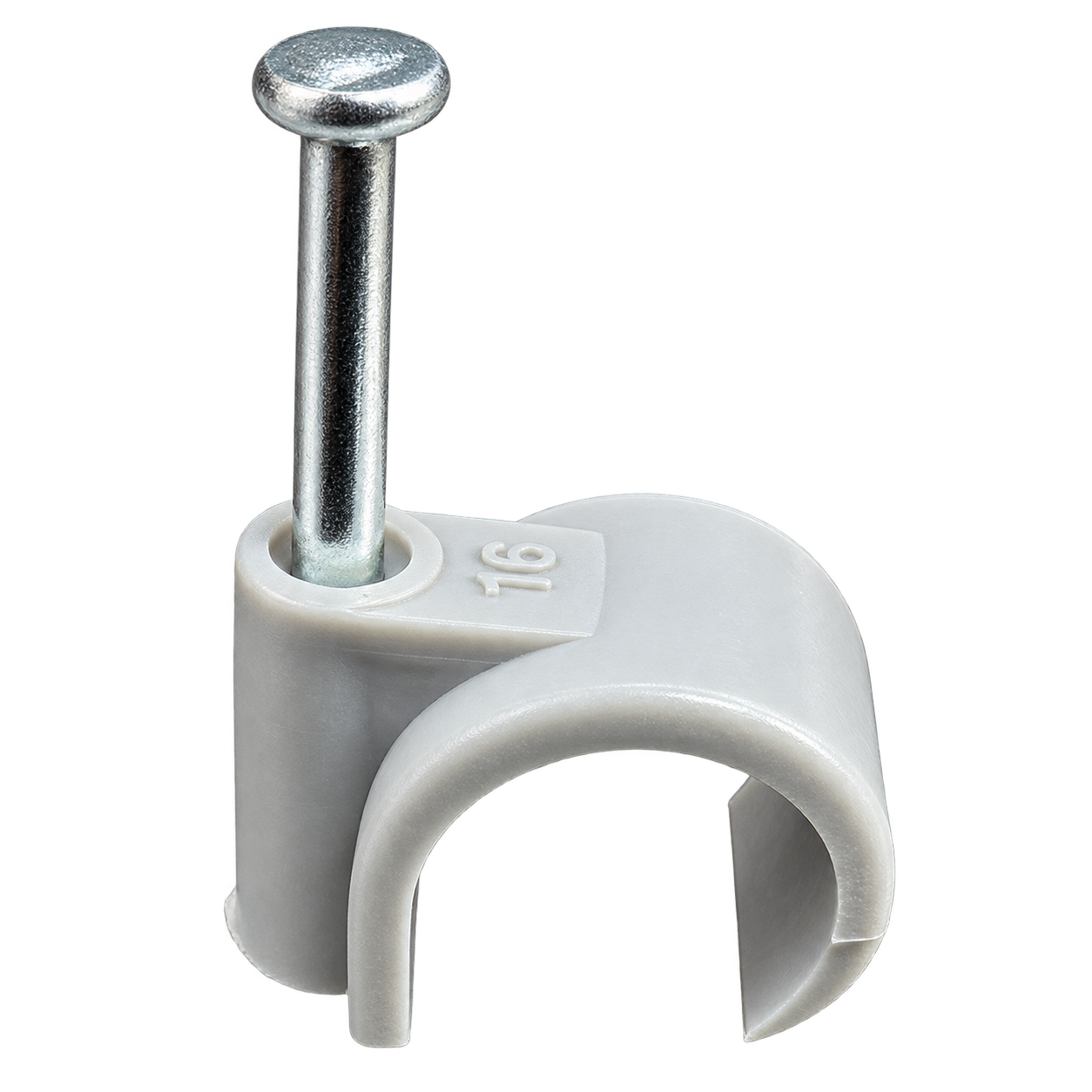 Elektrawebshop Spijkerclip grijs 16/19mm 100 stuks - 233201