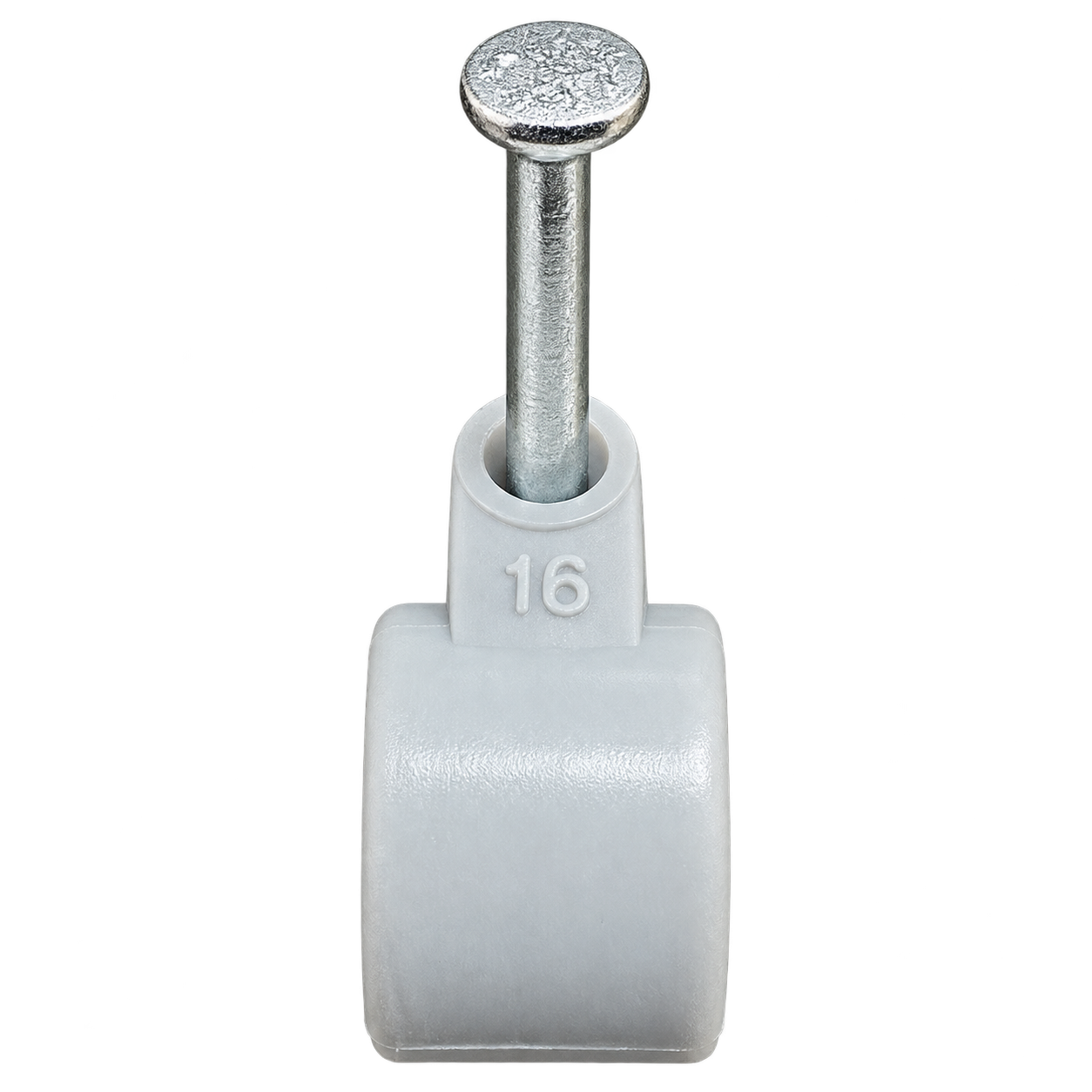 Elektrawebshop Spijkerclip grijs 16/19mm 100 stuks - 233201
